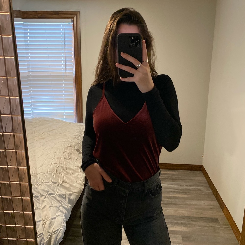 Old Navy velvet tank top